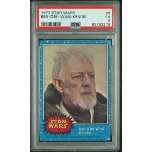1977 Star Wars Ben (Obi-Wan) Kenobi #6 PSA 5 CERT#65752218